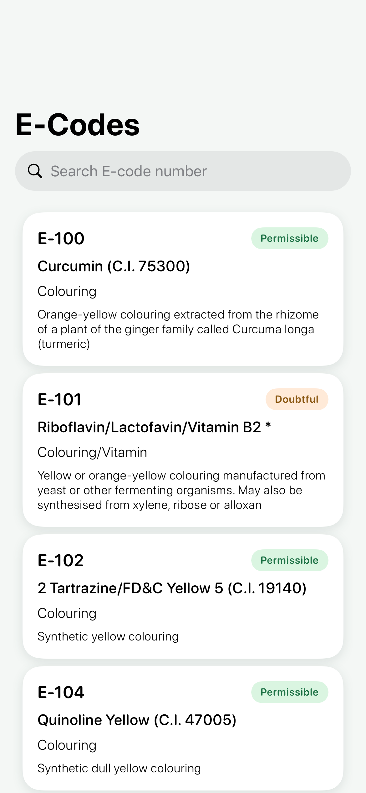 iOS E-codes